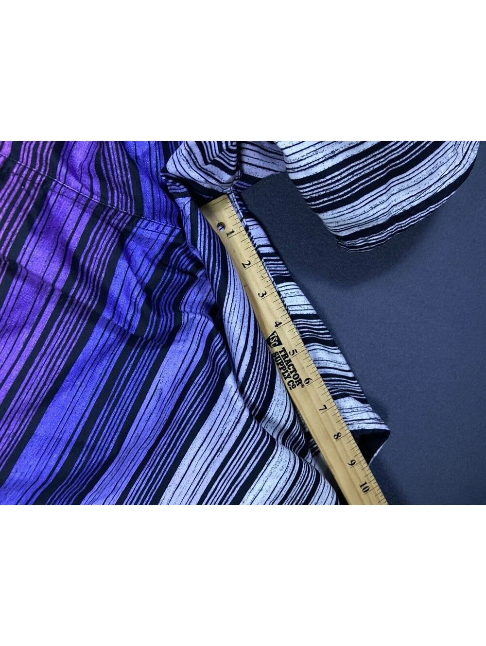 Nike Swim Men's Large Blue Red Purple Multi Striped Printed Swim Shorts Gradient